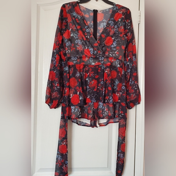 NEW Romper Floral - Longsleeve - Picture 4 of 16